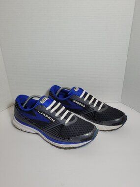 Brooks Launch 3 Sneakers Blue Black White Athletic Shoes Men's Size 11.5 M